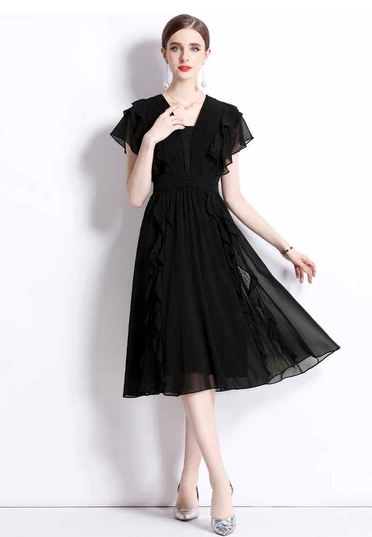 2023 New Princess Dress with Gentle and Tender Lotus Edge CA061388