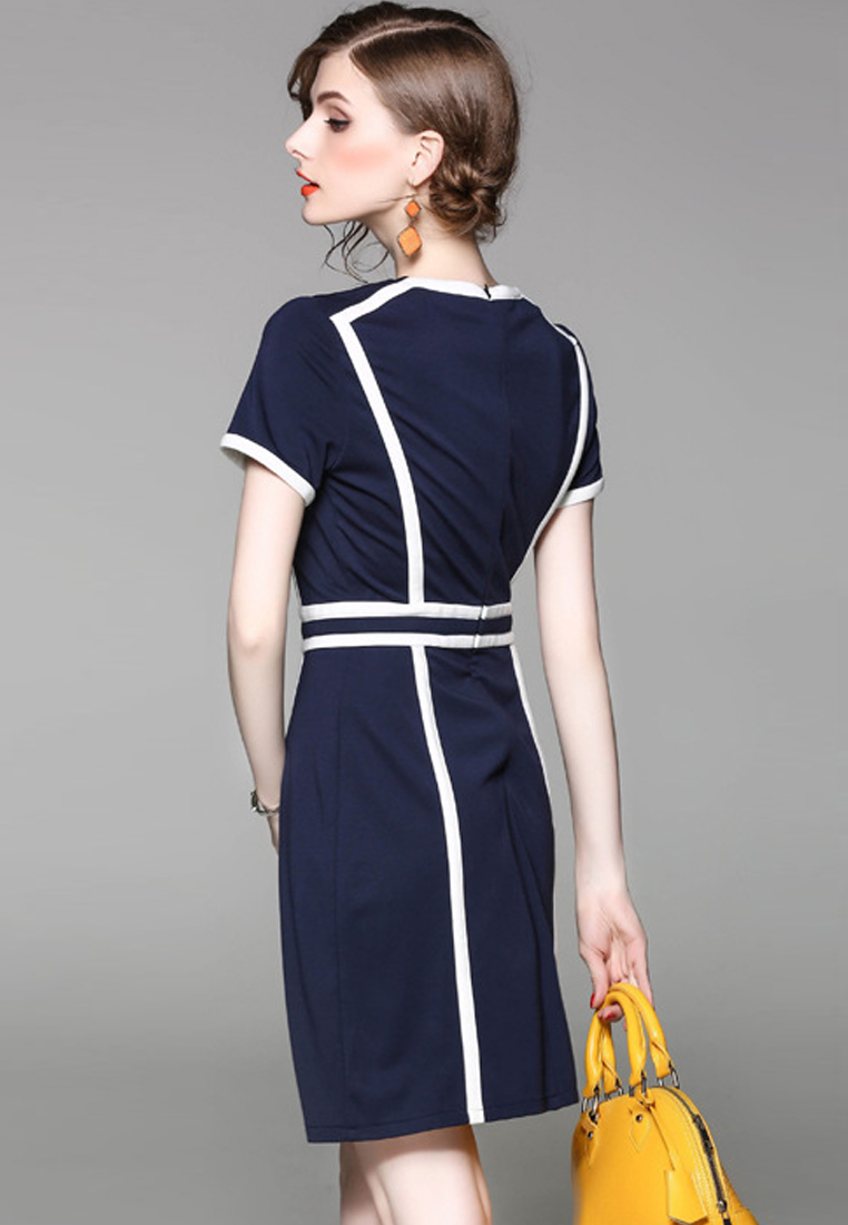 --Cotton Blend Dress CA071211