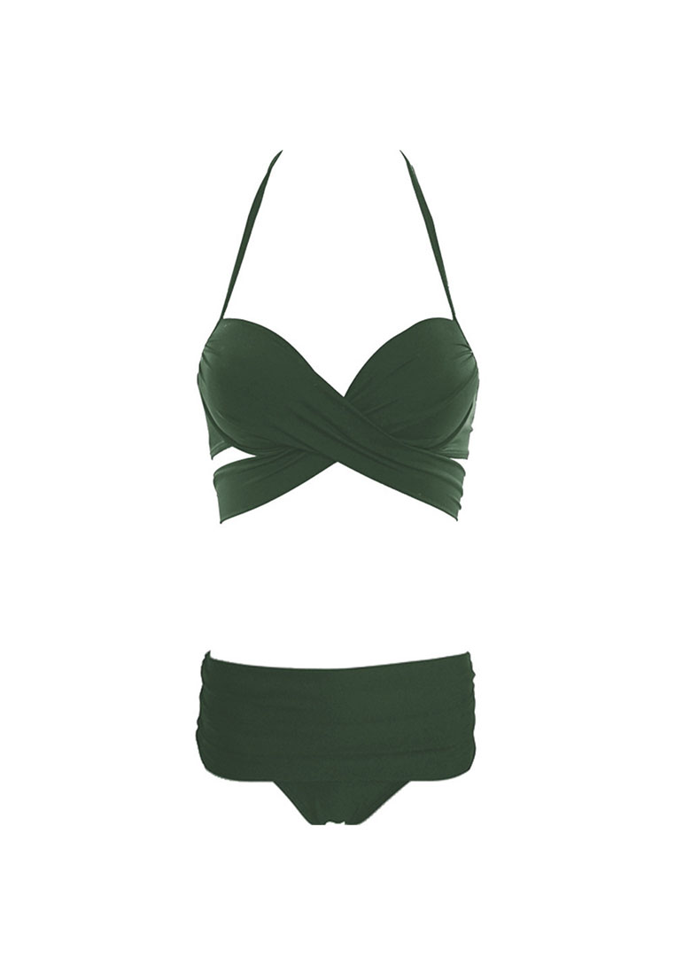 --Bow Tie Two Piece Swimsuit CA071704GR