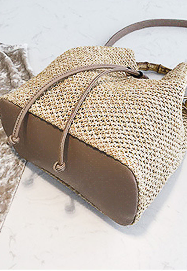 Straw Single Shoulder Diagonal Bag CA072918