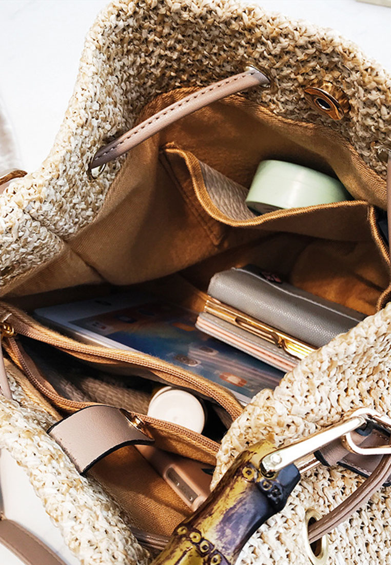 Straw Single Shoulder Diagonal Bag CA072918