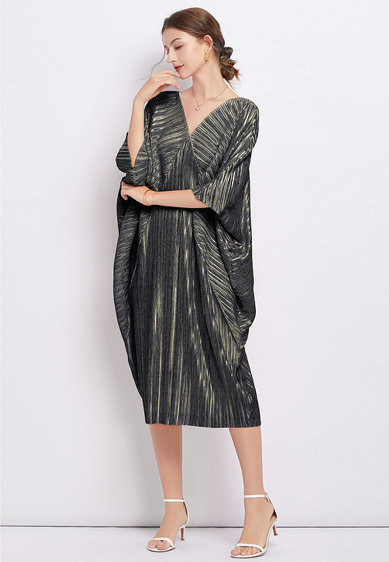 2023 Summer New Elegant Batwing Sleeve Dress CA080721