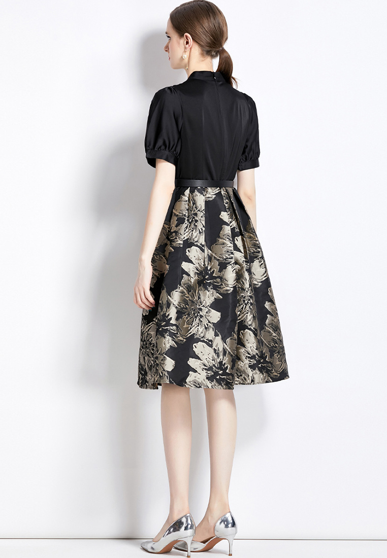 2023 Summer French High Fashion Black Formal Dress CA080737