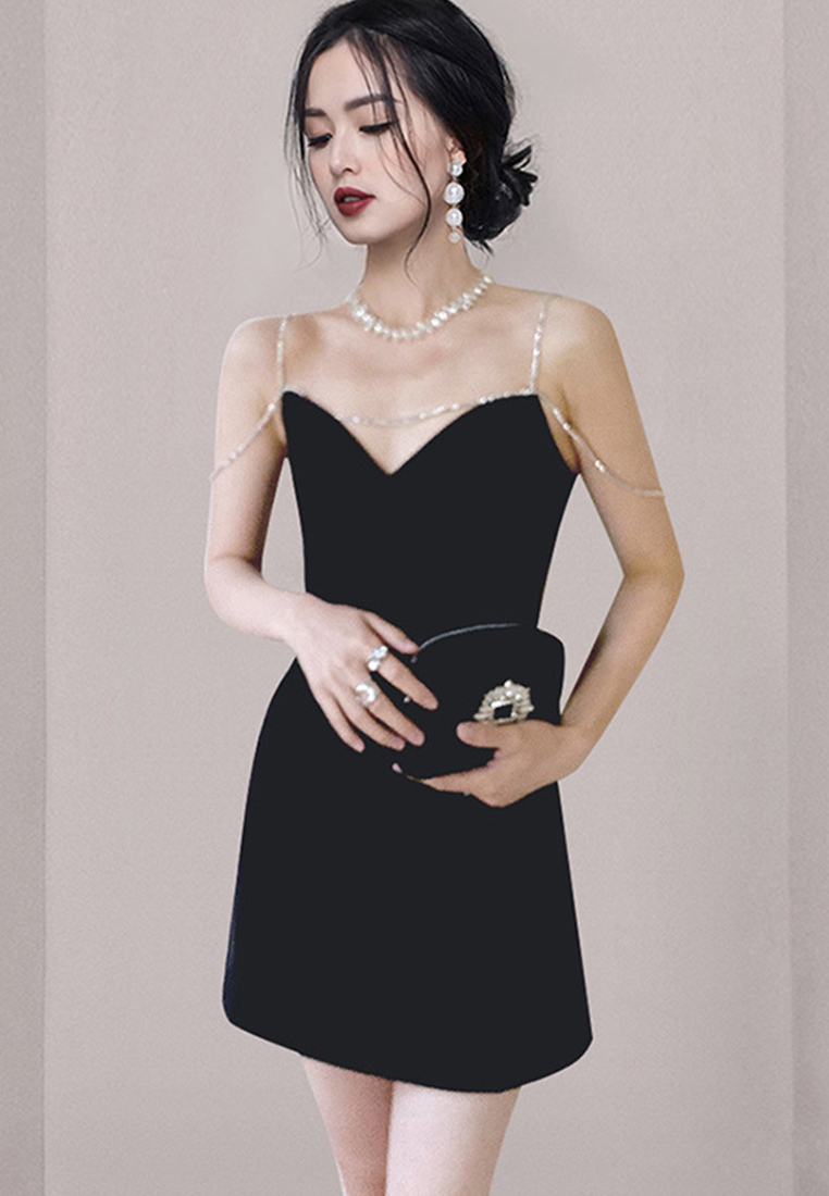 2023 New Temperament Sexy Suspender Dress CA080743