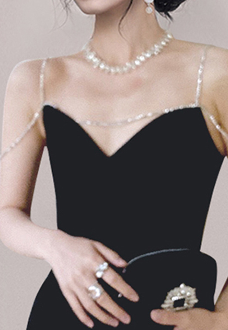 2023 New Temperament Sexy Suspender Dress CA080743