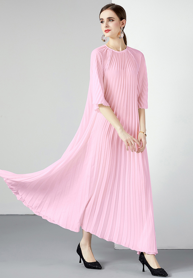 Autumn New Pleated High Grade Sense Dress CA080751