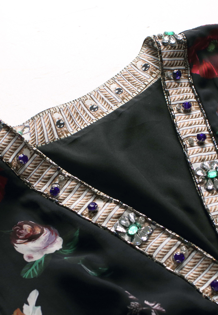 Fashion Design Vintage Lady Floral CasualElegant Dresses CA081602