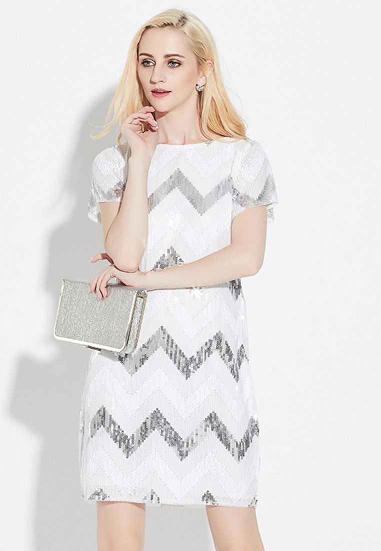 2023 Fashionable Trendy Sequin Evening Gown Dress CA081621W