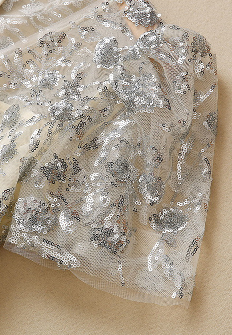 Summer New Sequin French Dress CA081632