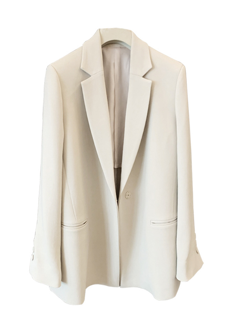 High-end design draped casual blazer CA091930