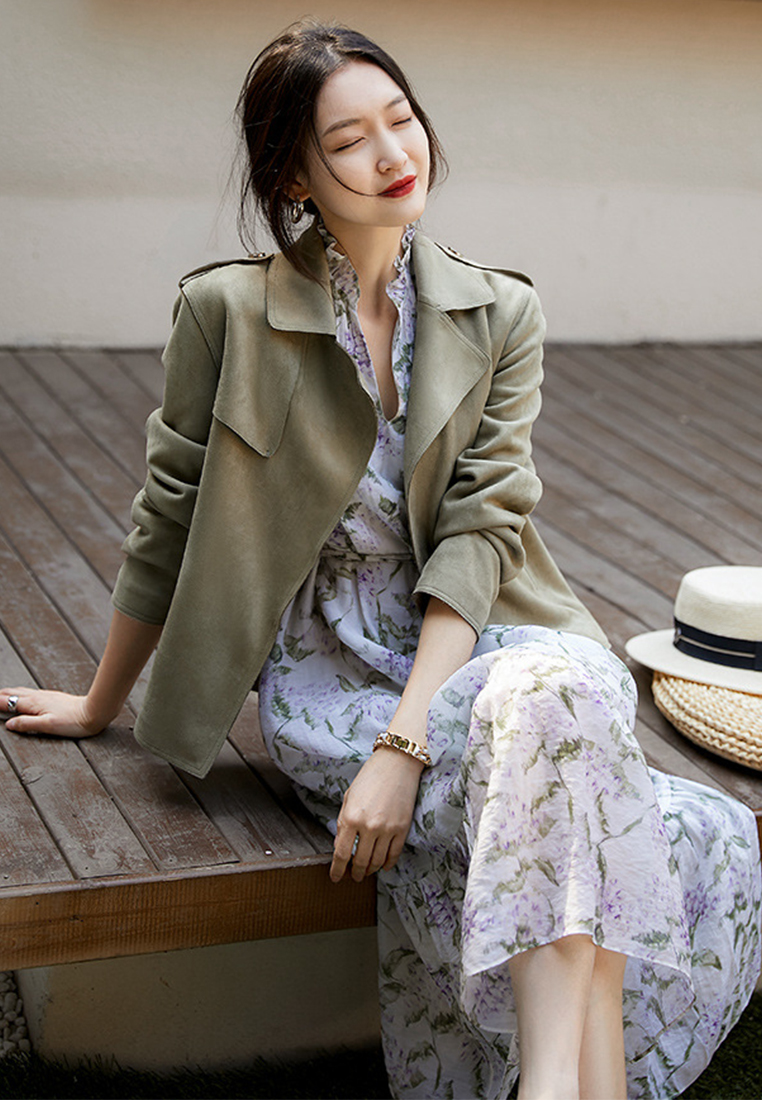 Fashion and trendy motorcycle jacket short jacket top CA092613PI