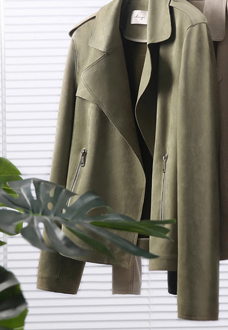 Fashion and trendy motorcycle jacket short jacket top CA092613PI