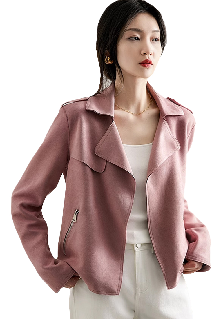 Fashion and trendy motorcycle jacket short jacket top CA092613PI