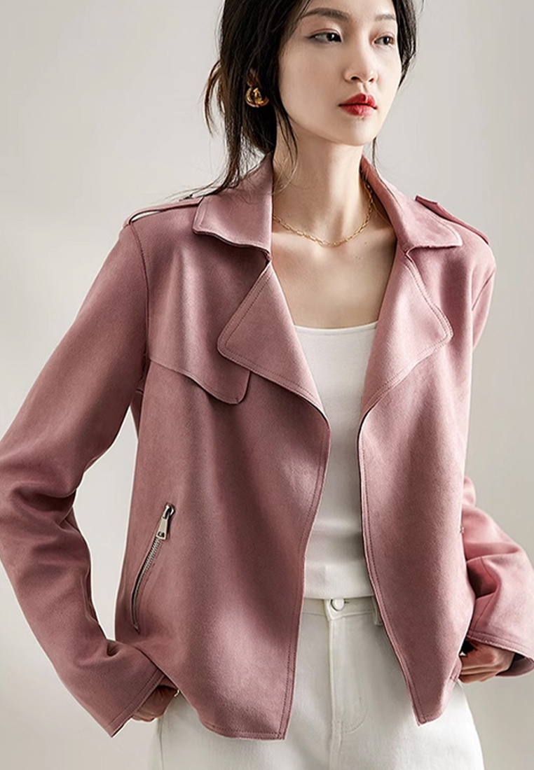 Fashion and trendy motorcycle jacket short jacket top CA092613PI