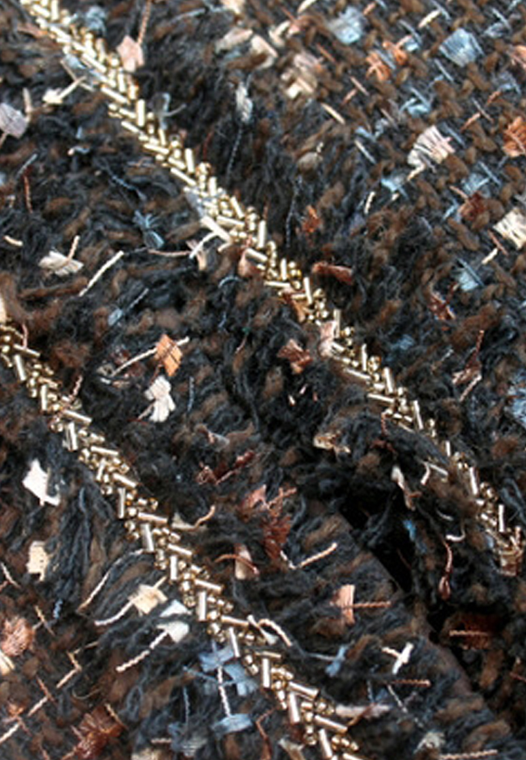 --Brown Tweed Simple and Elegant Coats CA100713