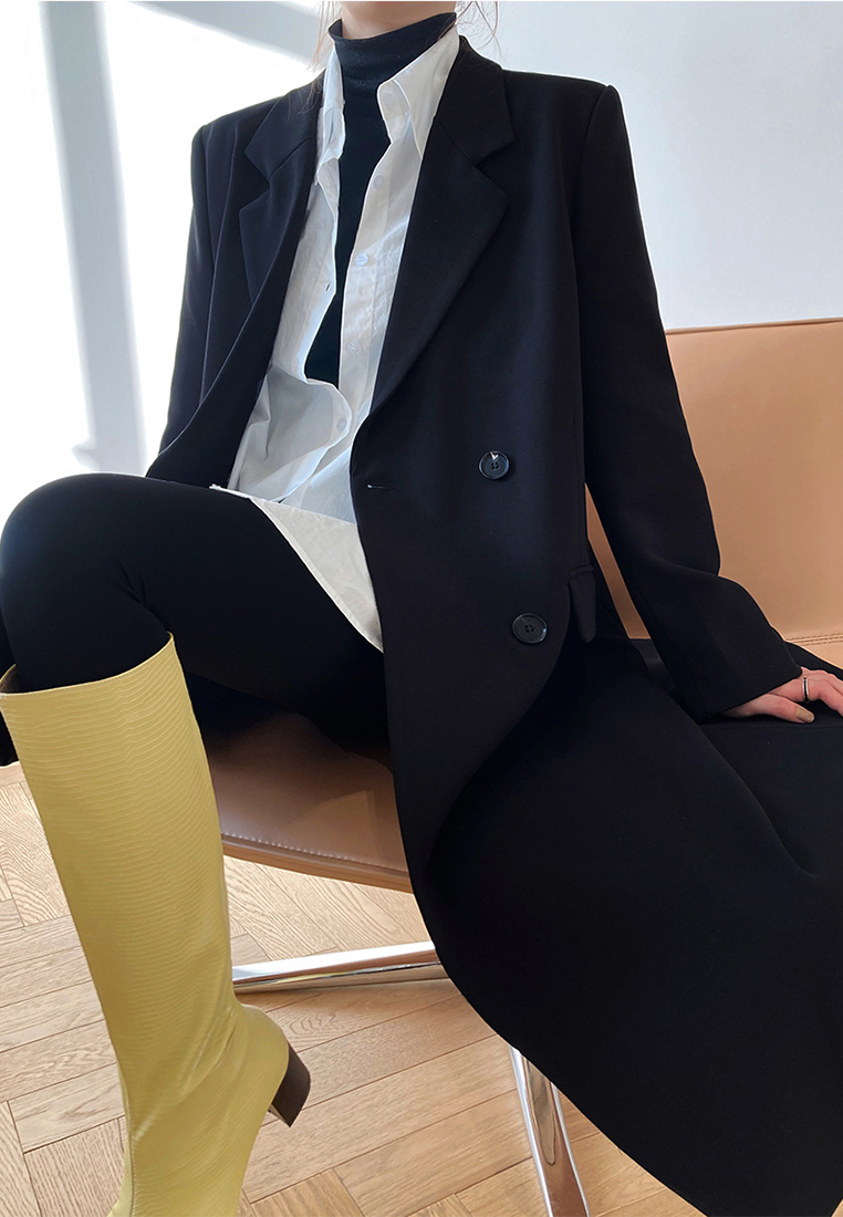 A mid-length casual Korean blazer CA112101KI