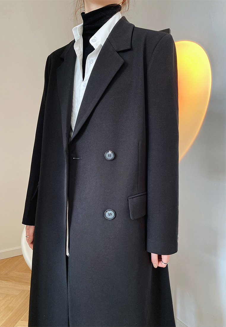 A mid-length casual Korean blazer CA112101KI