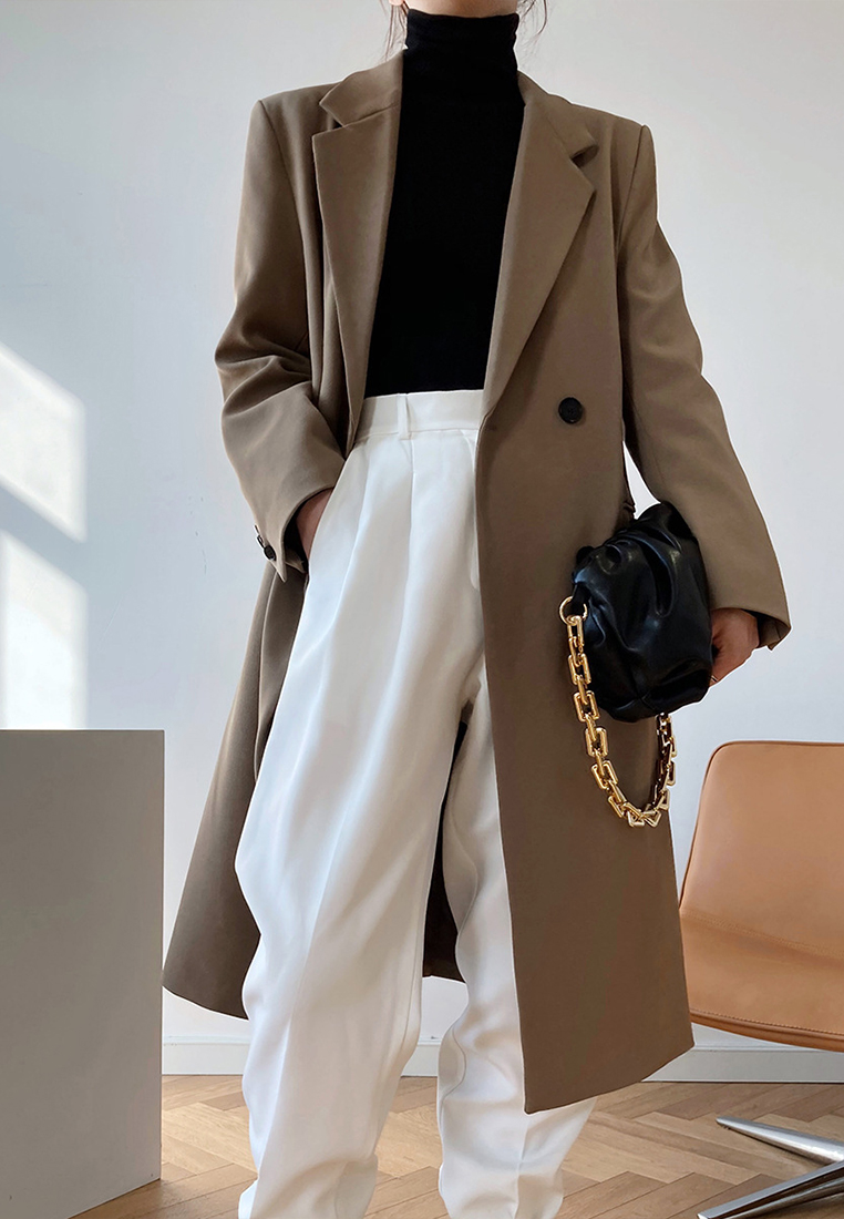 A mid-length casual Korean blazer CA112101KI