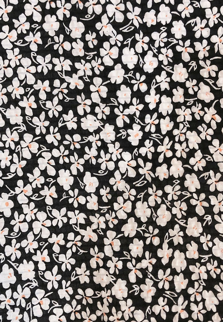 Art Print Small Flower Eco-Friendly Canvas Shopping Square Bag Ca22032113