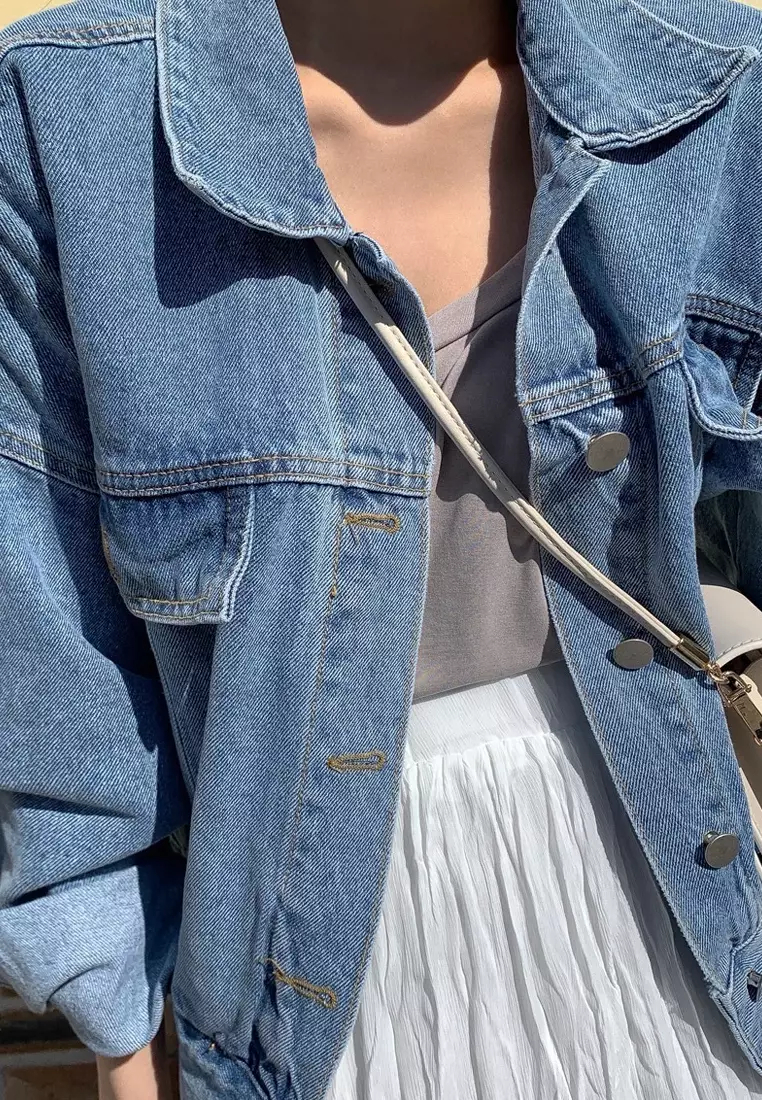 Long Sleeved Denim Jacket K092605