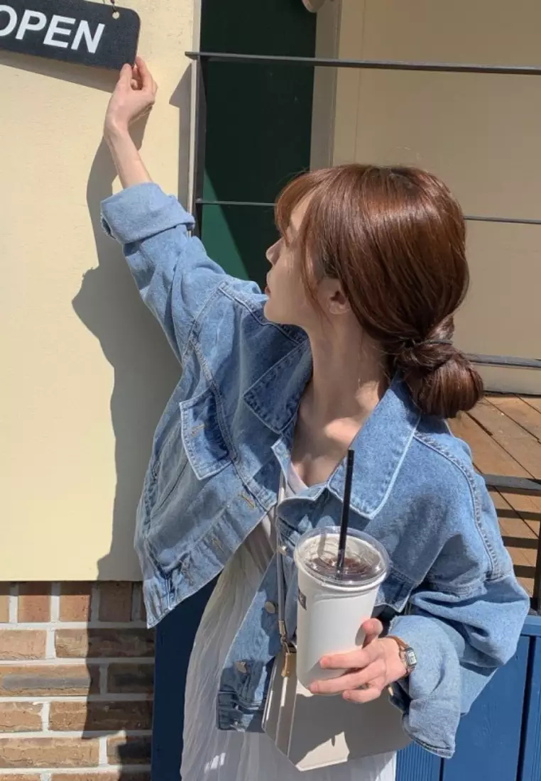 Long Sleeved Denim Jacket K092605