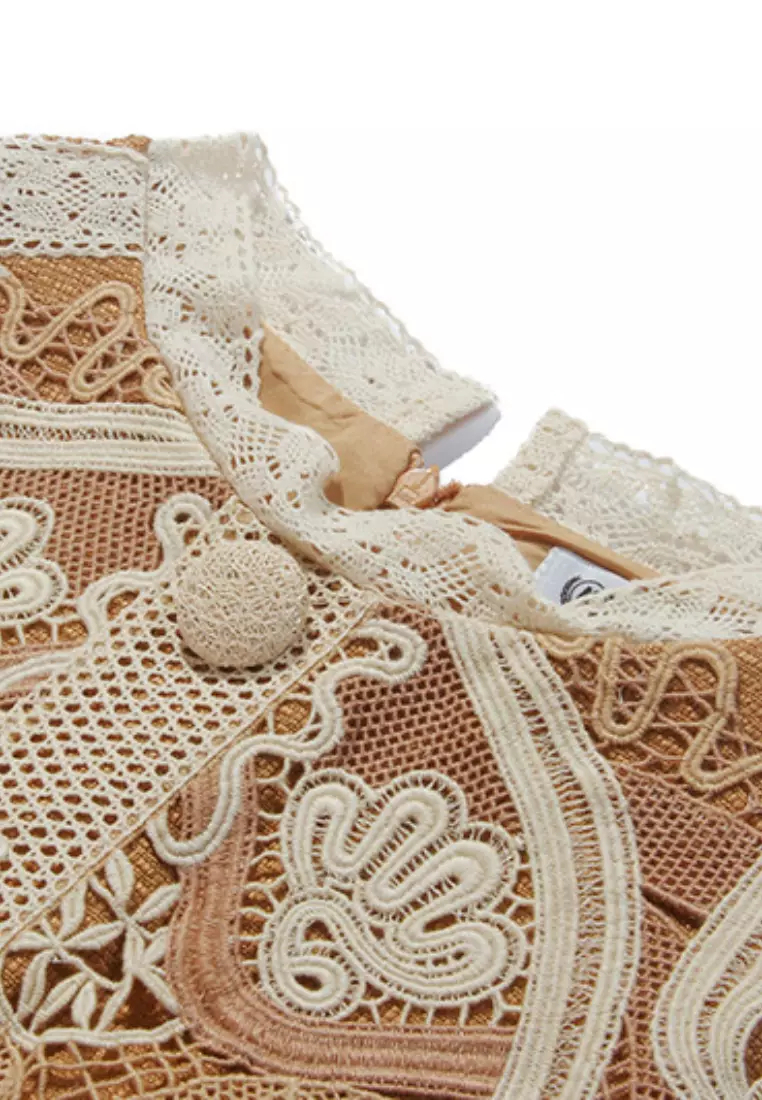 New Elegant lace long sleeve dress K100301