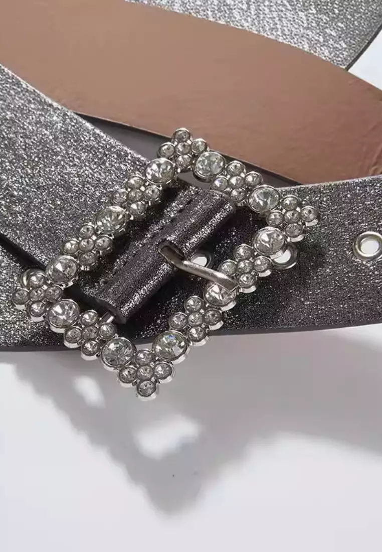 New Iron silver long-sleeved dress K100214