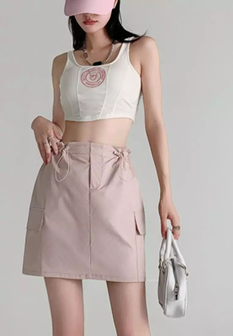 New sports style skirt K070805PI-sunnydaysweety