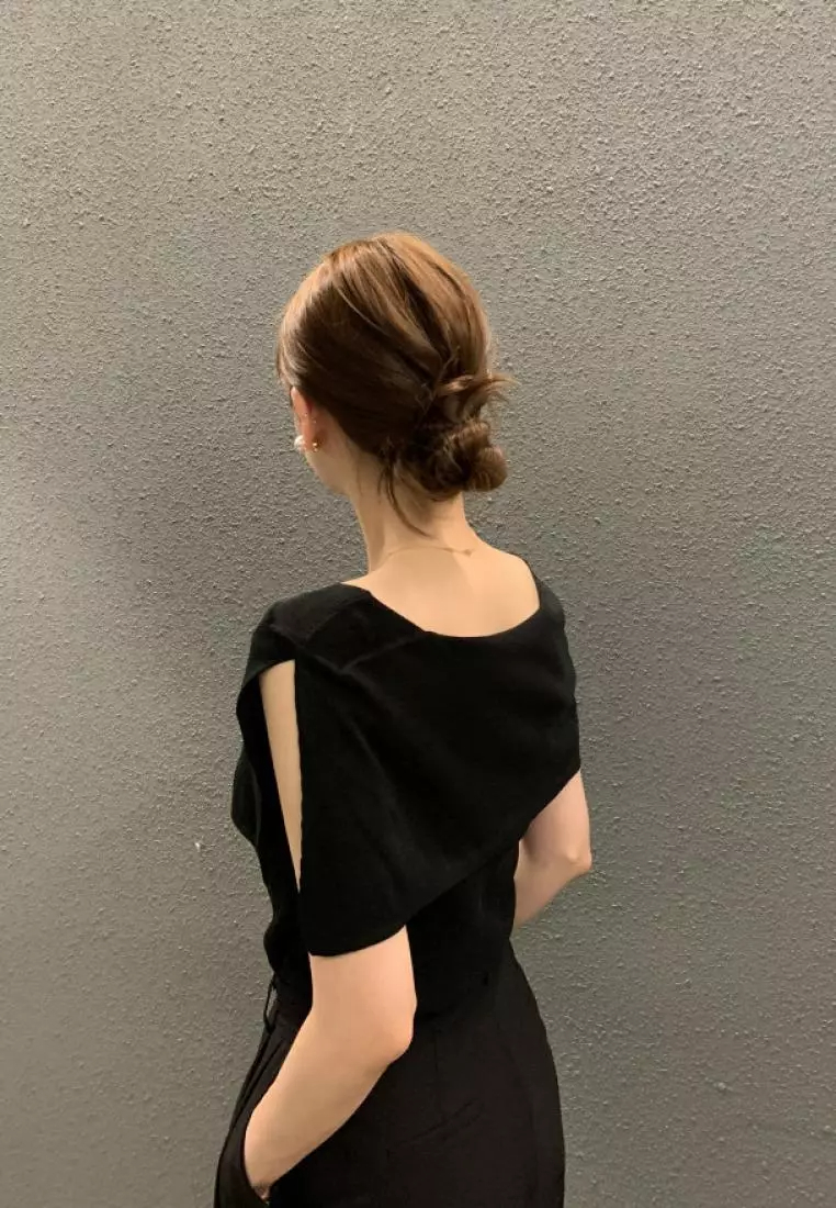 New summer sleeveless knitted women's T-shirt top K061801W-sunnydaysweety