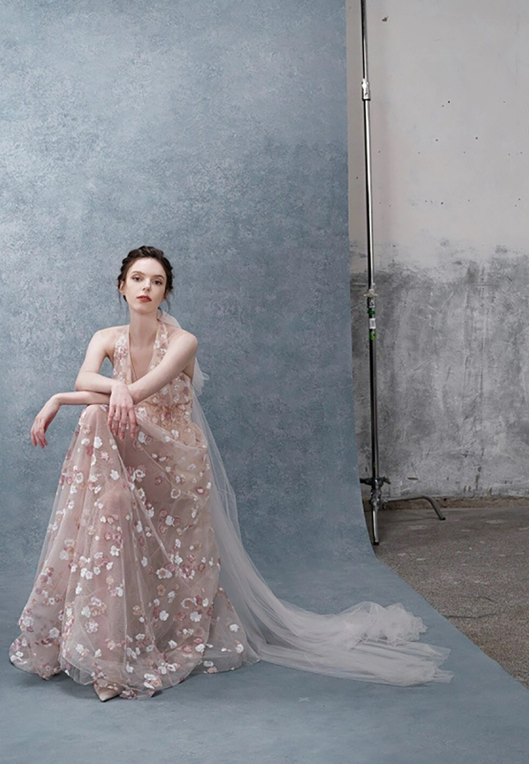 Fashion sequin light luxury embroidered dress CA24102536PI