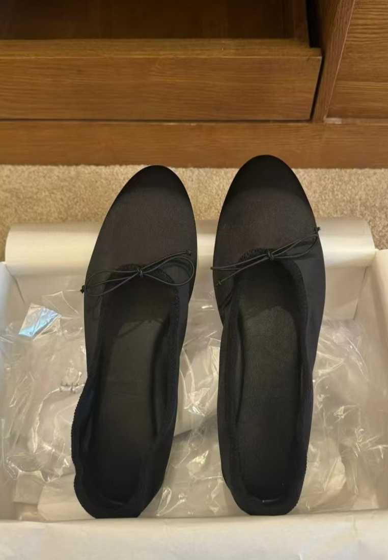 Bow-knot comfortable granny shoes for commuting women CA25112807BK