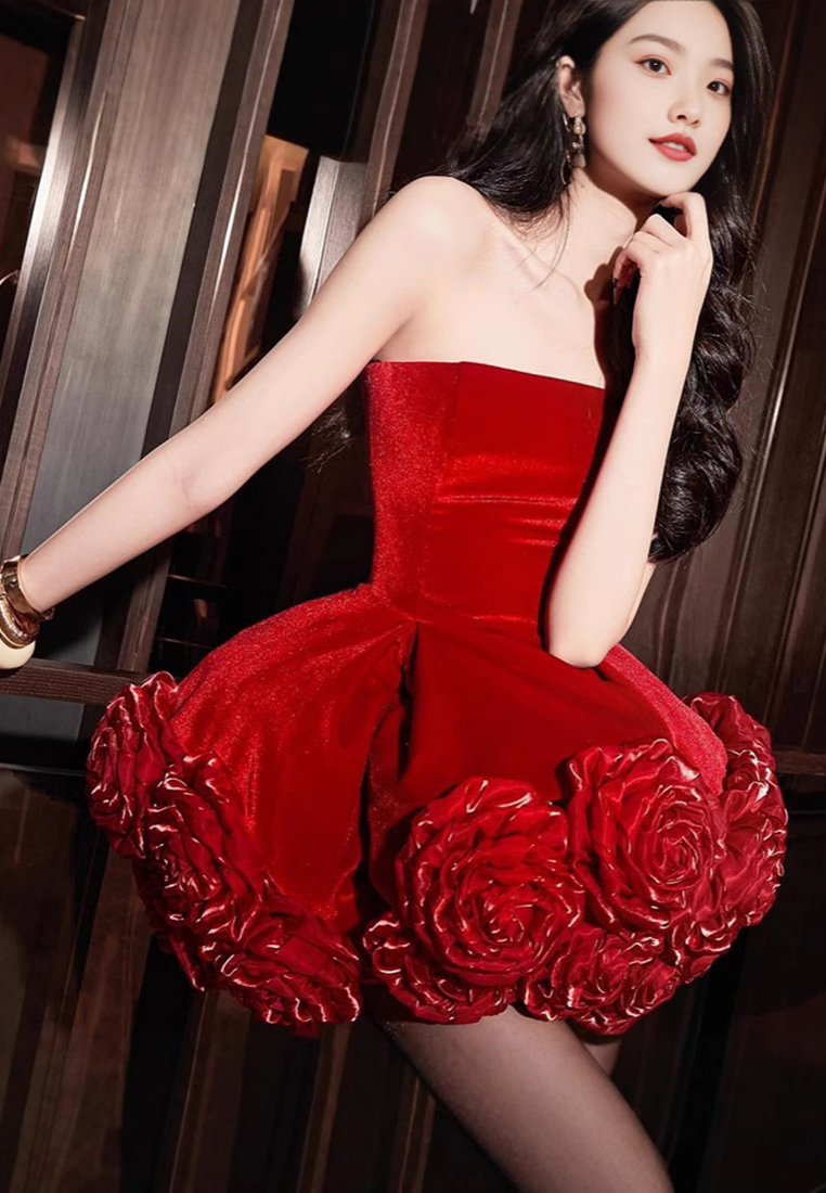 2024 slim fit elegant temperament dress CA242111901BK