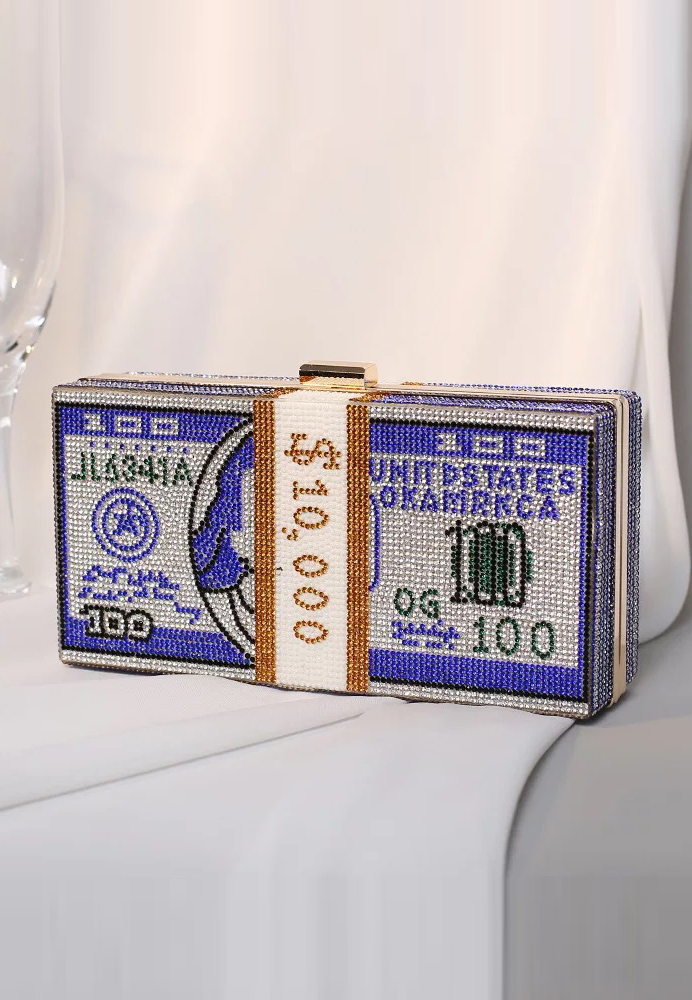 Creative and fashionable rhinestone handbag CA24121014RD