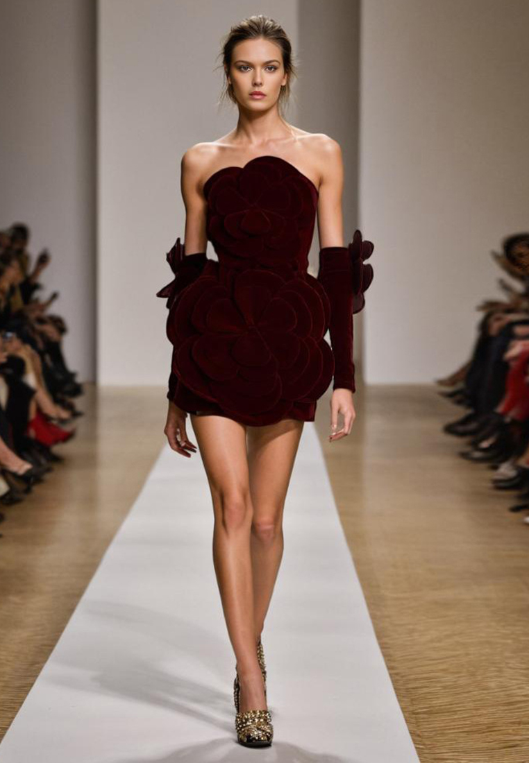 Elegant and versatile fashionable dress CA242111909RD