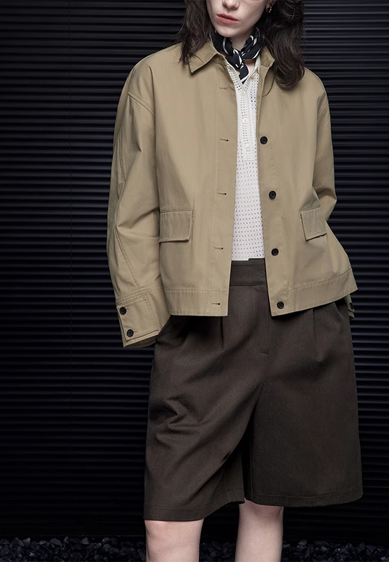 New simple short jacket CA25091401KI