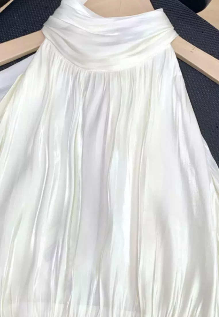 Summer new exquisite high-end choice streamer bud skirt suit dress K060601