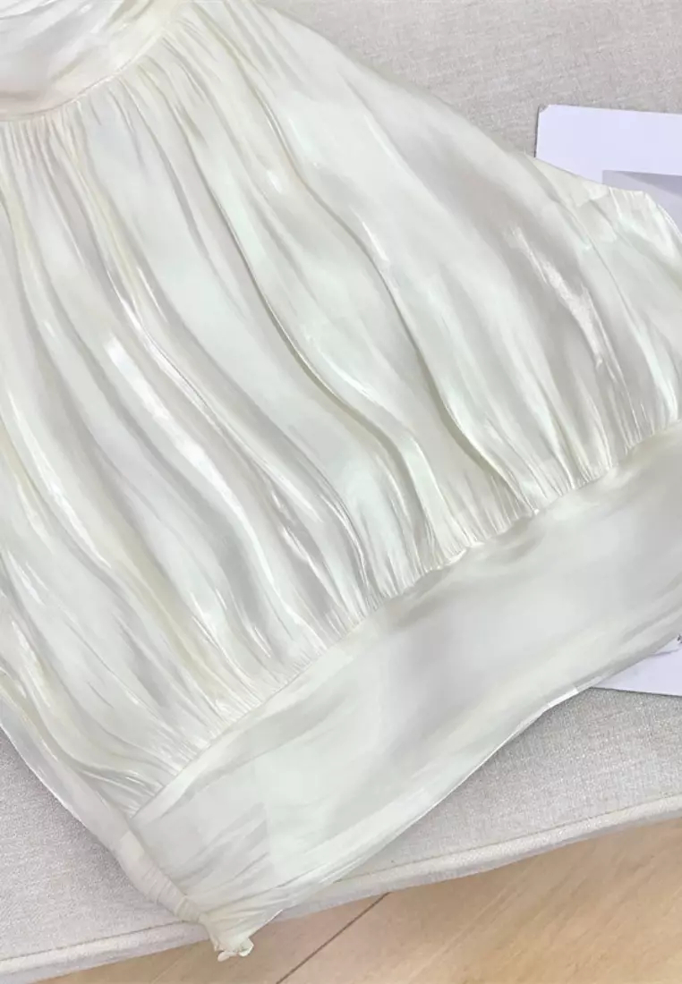 Summer new exquisite high-end choice streamer bud skirt suit dress K060601