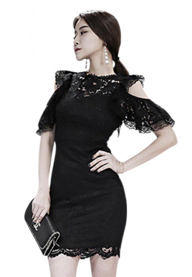 Lace Slim One-piece Dress UA0505461