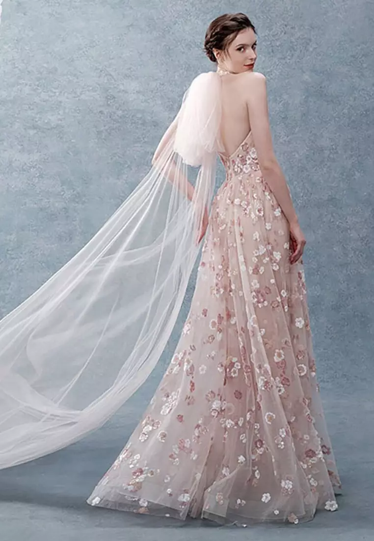 Fashion sequin light luxury embroidered dress CA24102536PI