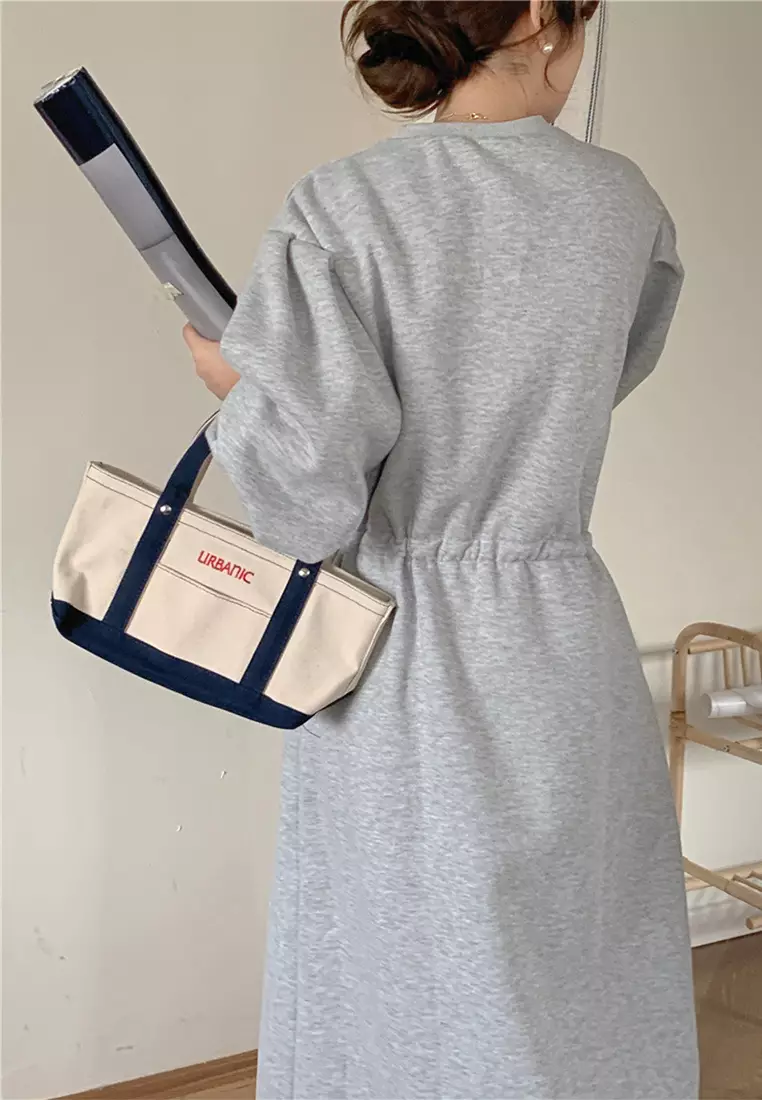 New cartoon drawstring lace patchwork dress CA24092509BE