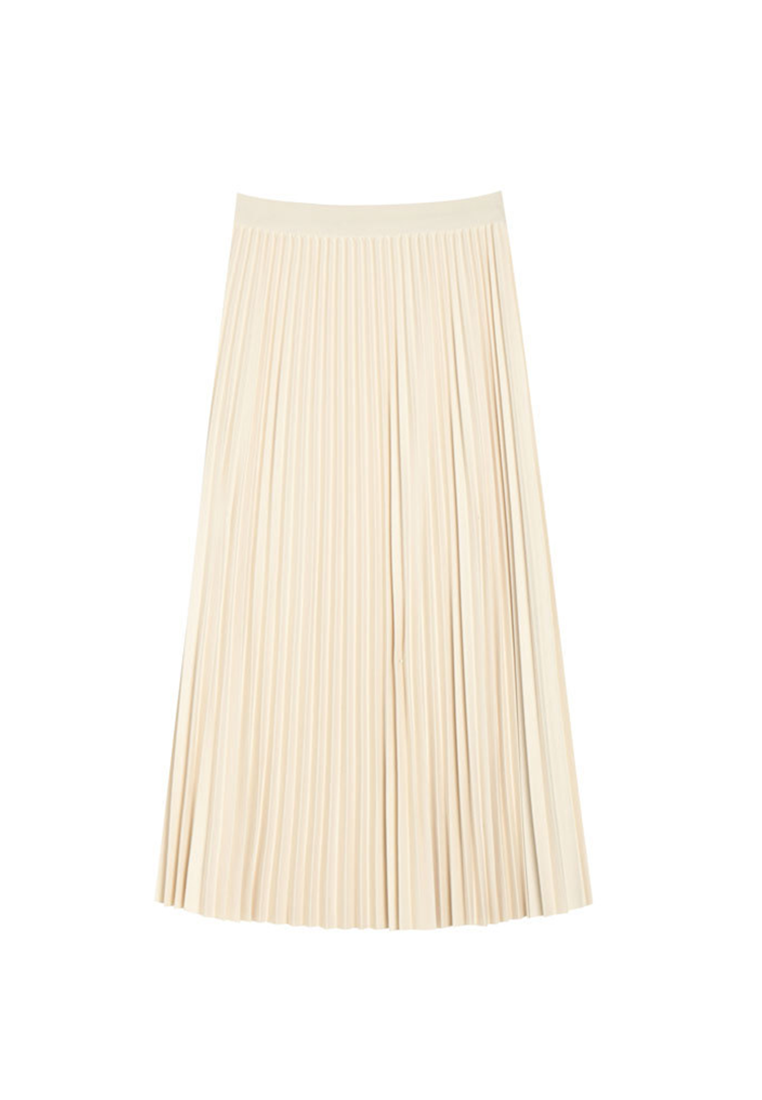 Autumn and winter pleated midi skirt CA25010703KI