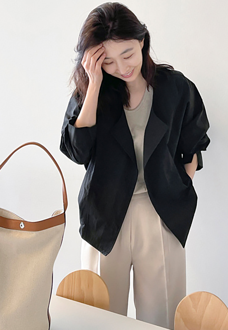 Korean-style stylish and versatile casual top for summer CA25091914BW