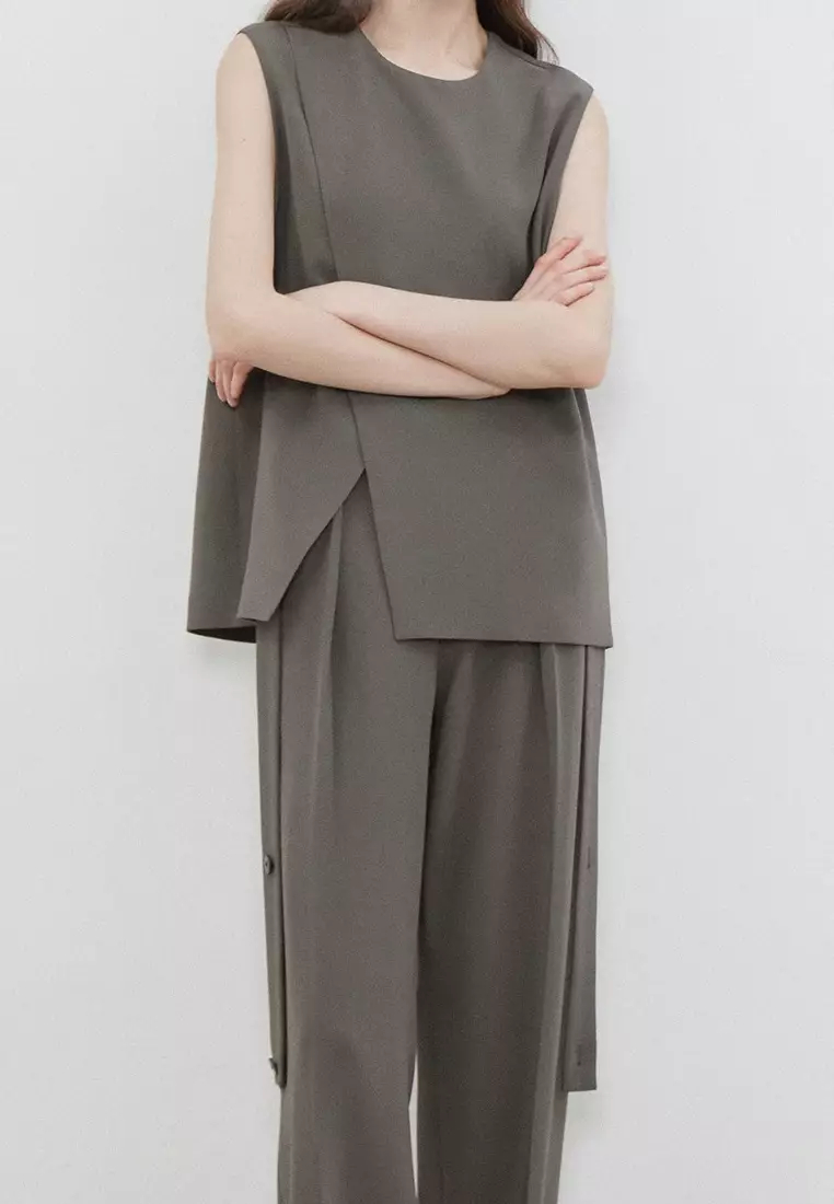 2024 fashionable new style vest and casual pants two-piece suit K052707BE