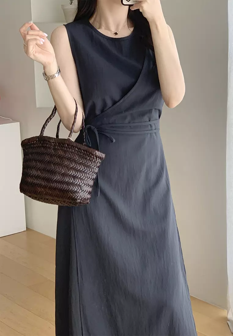 2024 Summer New French Style Round Neck Dress CA24061106BE