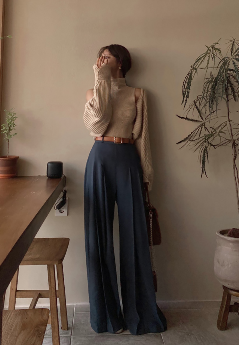 Spring loose wide-leg casual pants CA25021305BE