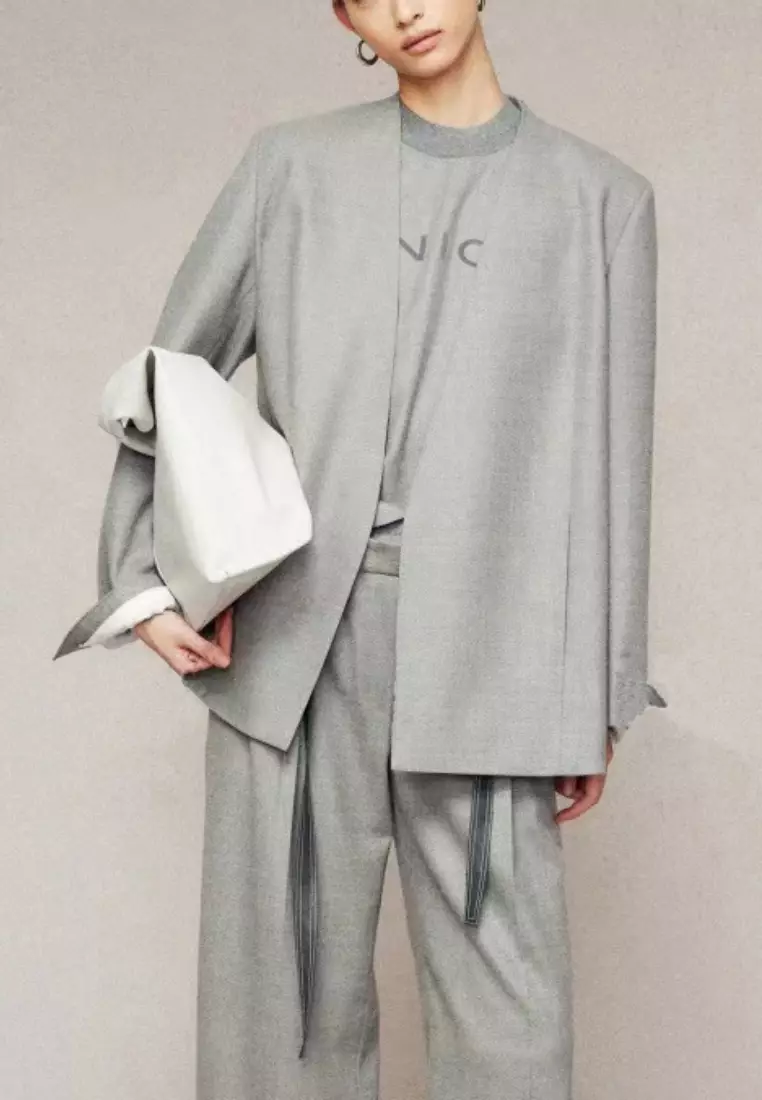 Exquisite luxury Italian wool blazer jacket K101001GY