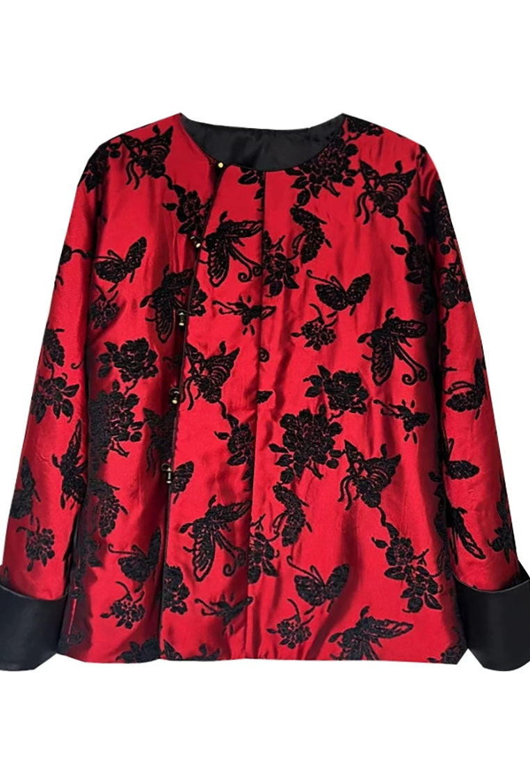 New Chinese style autumn and winter cotton warm cotton jacket CA25010710PU