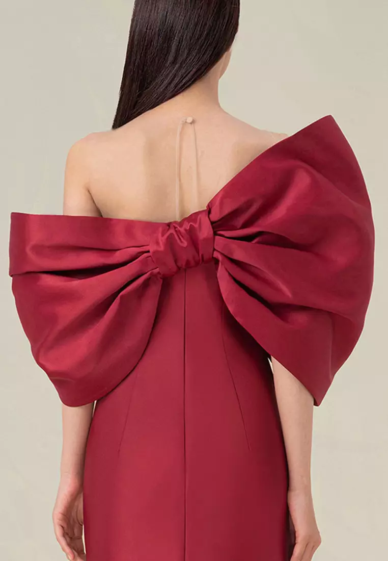 French elegant high waisted dress dress CA24102506PI