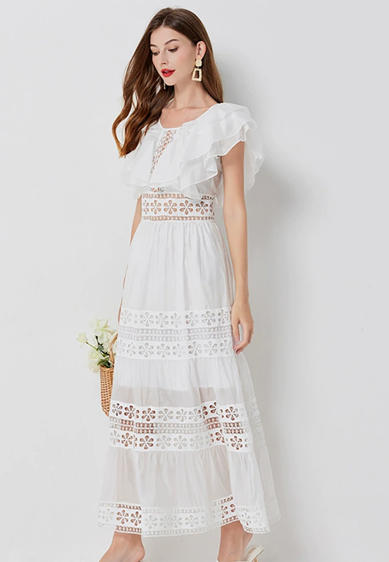 New summer seaside holiday hollow dress CA25021339