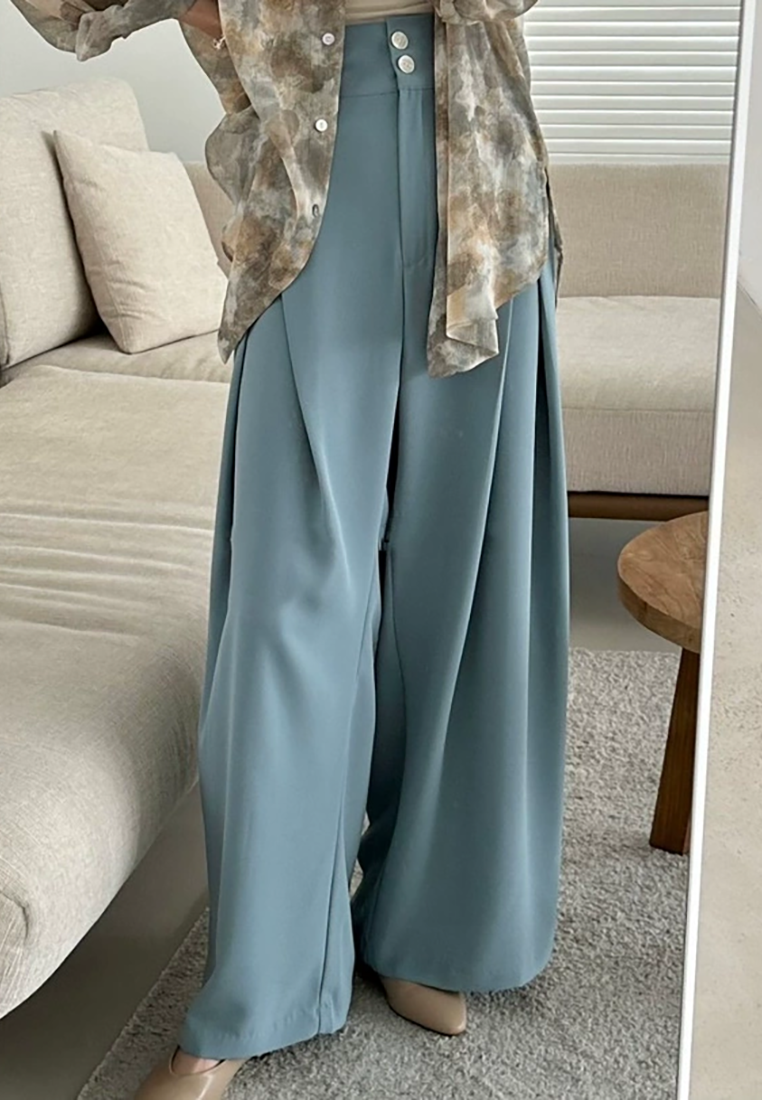 Chic spring lace-up casual suit pants CA25021318PI